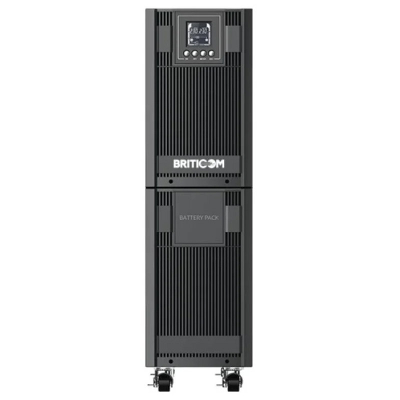 Onduleur On-Line Briticom UPS RETSA 6KVA 6000VA Noir en Tunisie