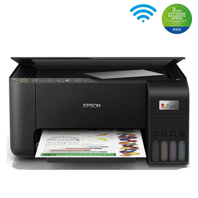 Imprimante Epson EcoTank L3250 Multifonction 3en1 à Réservoir Intégré Couleur A4 Wifi (C11CJ67408)