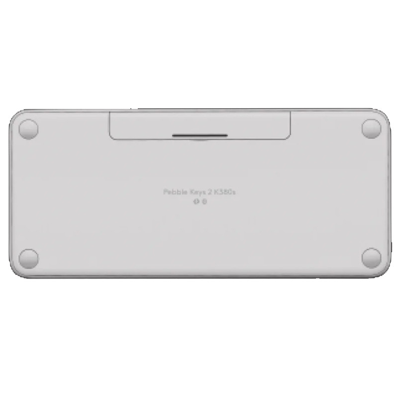 Clavier Sans fil Logitech Pebble Keys 2 K380s Blanc En Tunisie