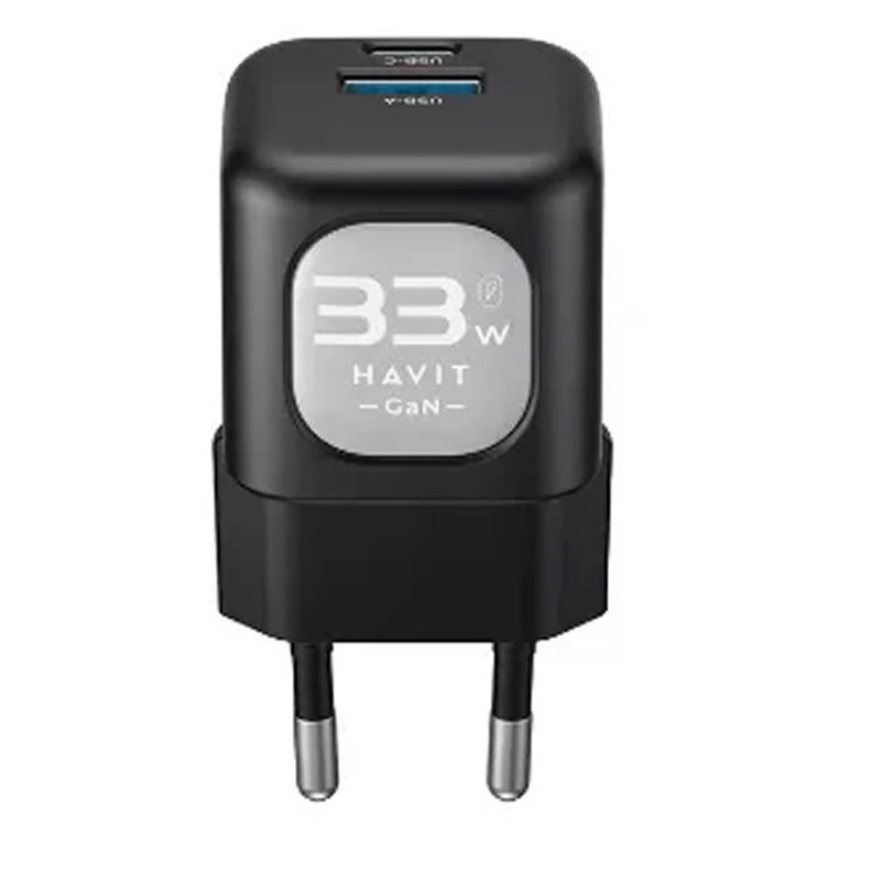 Tête Chargeur Havit HV-UC230 Charge Rapide 2 Ports Noir en Tunisie