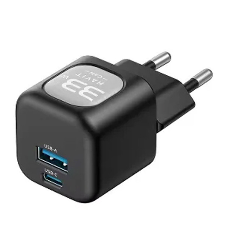 Tête Chargeur Havit HV-UC230 Charge Rapide 2 Ports Noir en Tunisie