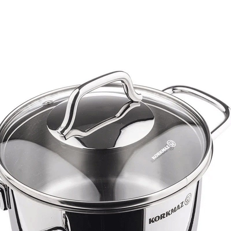 Faitout Korkmaz Perla A1653 16Cm Inox en Tunisie