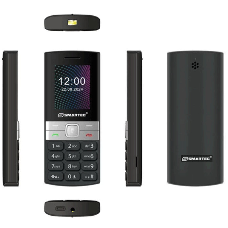 Téléphone Portable Smartec V2 Noir en Tunisie