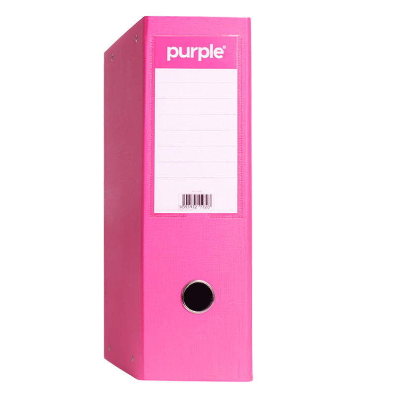 Classeur à Levier Purple Dos Essential 75mm Rose