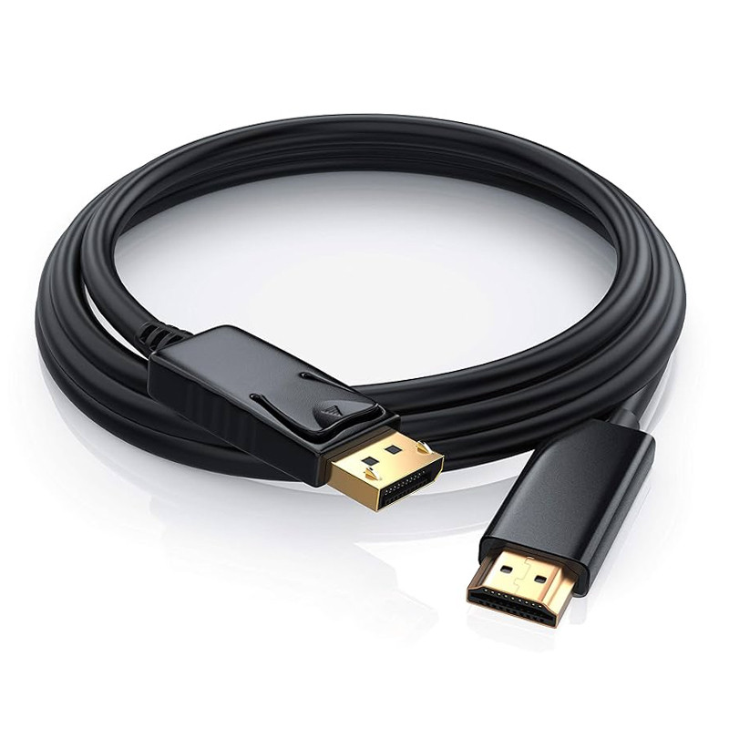 Adaptateur DisplayPort Vers HDMI Noir En Tunisie