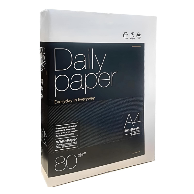 Rame Papier Everyday A4 80G 500F Blanc en Tunisie