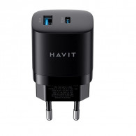 Tête Chargeur Havit HV-UC30 2 Ports Noir en Tunisie Tête Chargeur Havit HV-UC30 2 Ports Noir en Tunisie