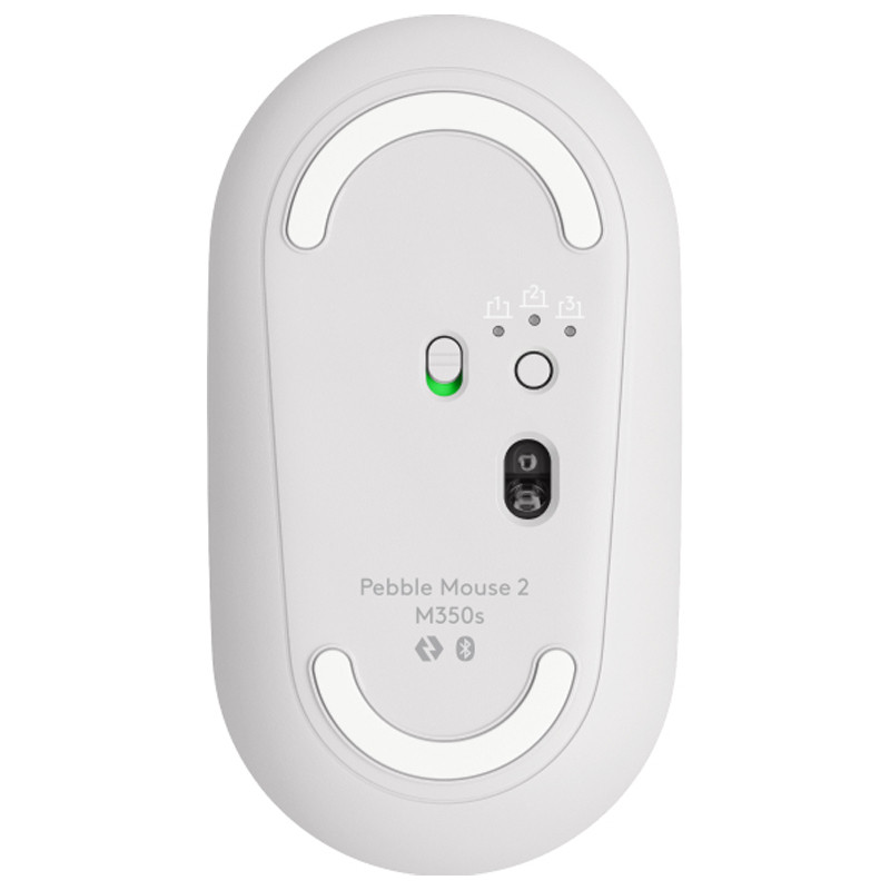 Pack Clavier et Souris Sans Fil Logitech Pebble 2 Combo Blanc en Tunisie