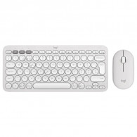 Pack Clavier et Souris Sans Fil Logitech Pebble 2 Combo Blanc en Tunisie