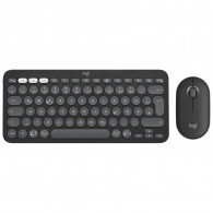 Pack Clavier et Souris Sans Fil Logitech Pebble 2 Combo Noir en Tunisie