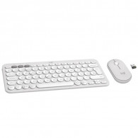 Pack Clavier et Souris Sans Fil Logitech Pebble 2 Combo Blanc en Tunisie