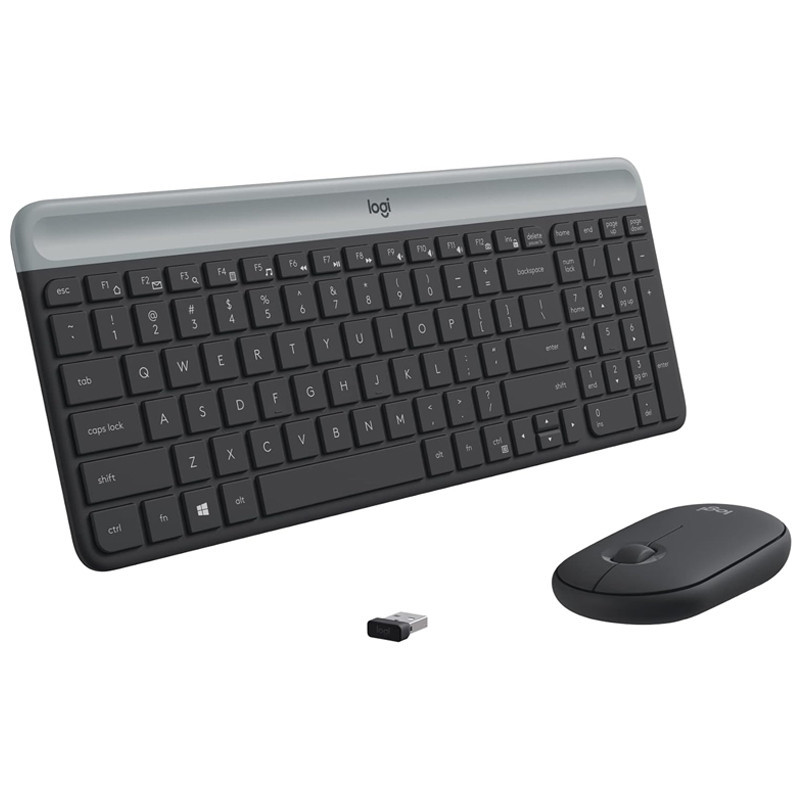 Pack Clavier et Souris Sans Fil Logitech MK470 Noir en Tunisie