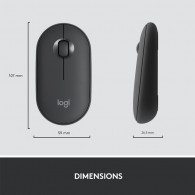 Pack Clavier et Souris Sans Fil Logitech MK470 Noir en Tunisie