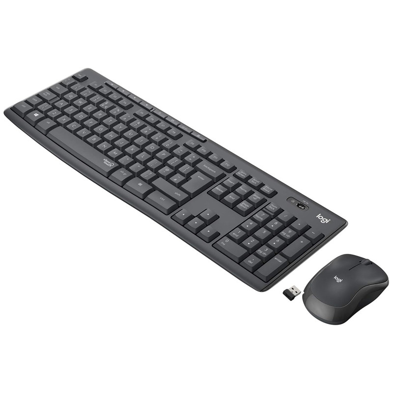 Pack Clavier et Souris Sans Fil Logitech MK295 Noir en Tunisie