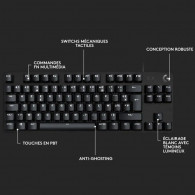 Clavier Gamer Filaire Logitech G413 Noir en Tunisie Clavier Gamer Filaire Logitech G413 Noir en Tunisie