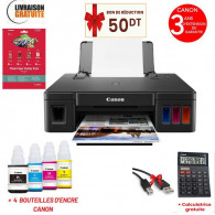 Imprimante Canon Jet D'encre Multifonction 3En1 G2410 Couleur Noir