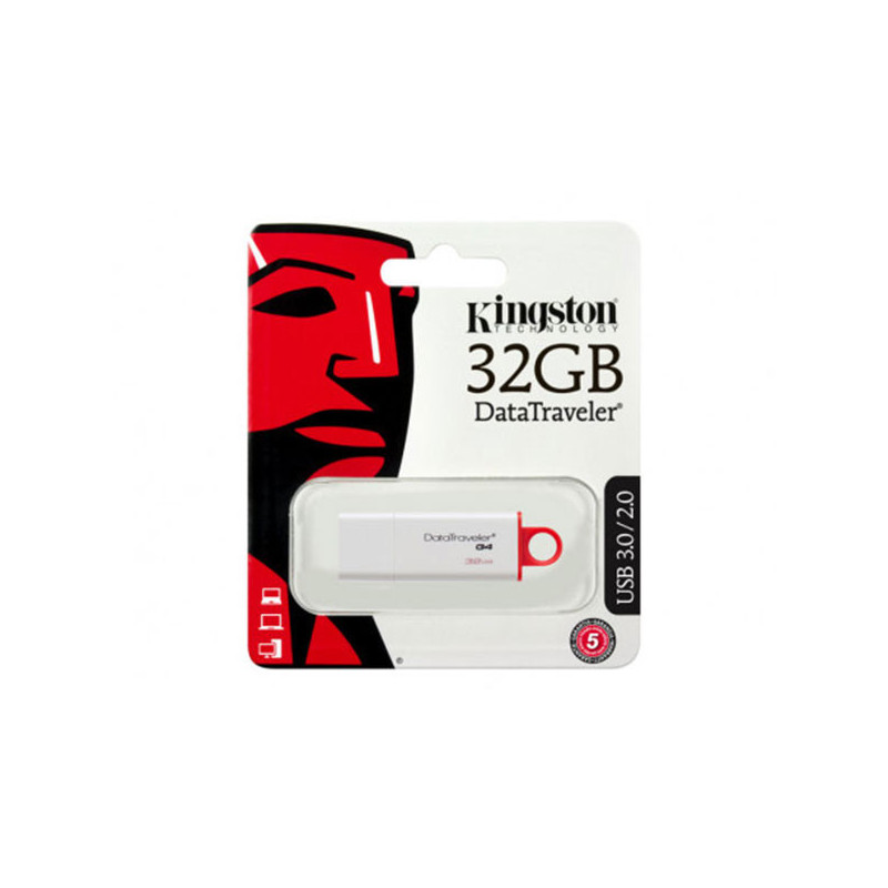 Flash disque  kingston 32Go  - Blanc & Rouge