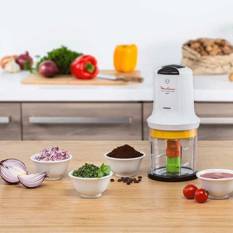 Multi Moulinette Moulinex 6EN1 AT723110 500W 0.5 Litres Blanc en Tunisie