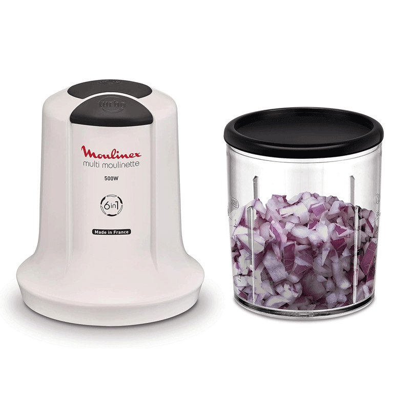 Multi Moulinette Moulinex 6EN1 AT723110 500W 0.5 Litres Blanc en Tunisie