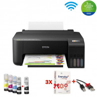 Imprimante à Réservoir Intégré EPSON ECOTANK L1250 Couleur Wi-Fi - Noir(C11CJ71405)