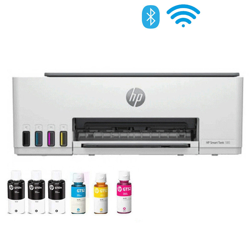 Imprimante Multifonction Jet D'encre HP Smart Tank 580  1F3Y2A - Blanc
