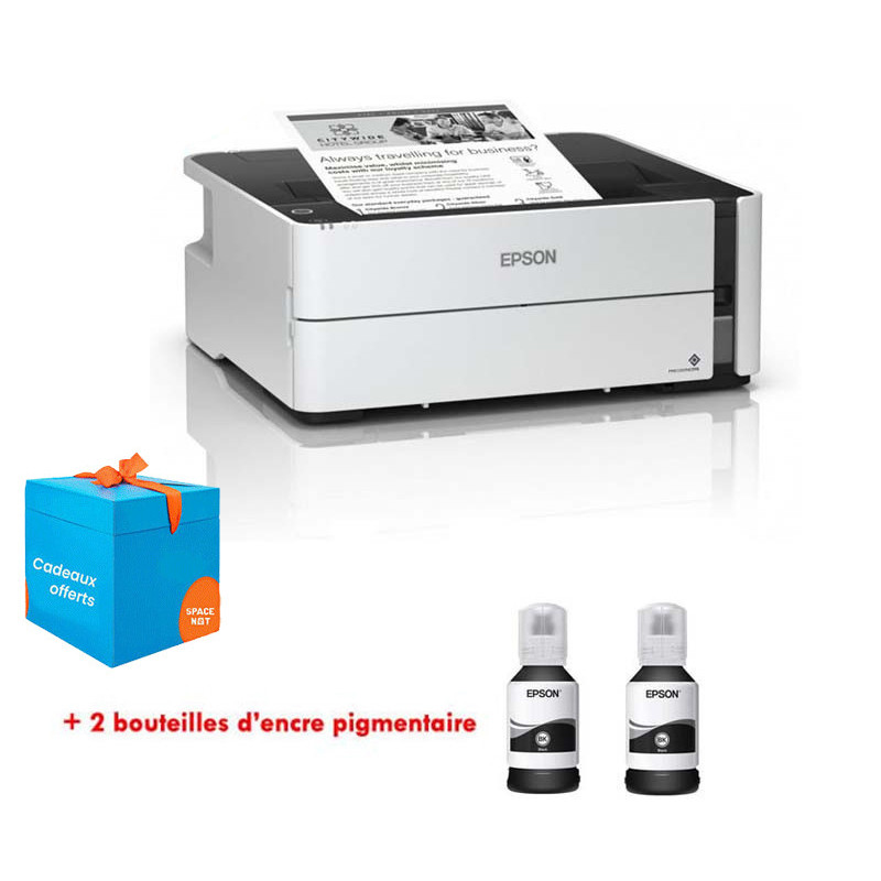 Imprimante EPSON ET-M1140 ECOTANK à Réservoir Intégré Monochrome - (C11CG26404)