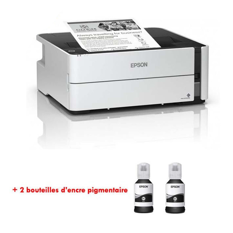 Imprimante EPSON ET-M1140 ECOTANK à Réservoir Intégré Monochrome - (C11CG26404)