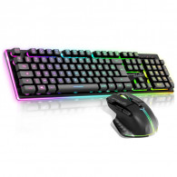 Pack Gamer Spirit Of Gamer Clavier & Souris & Tapis de souris & Micro Casque Noir en Tunisie