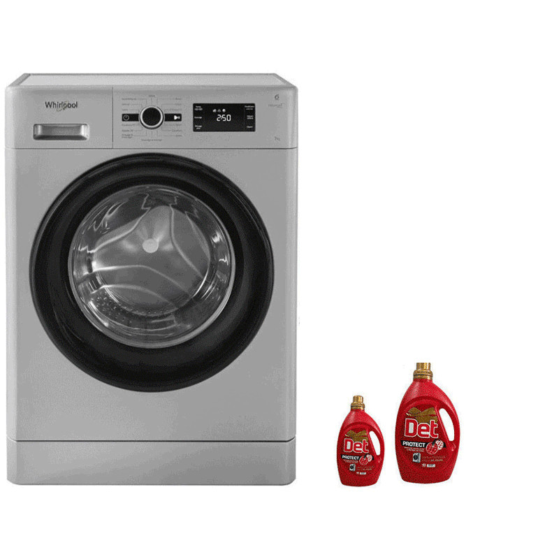 Lavante Séchante Frontale Whirlpool 11kg 6ème Sens  Silver