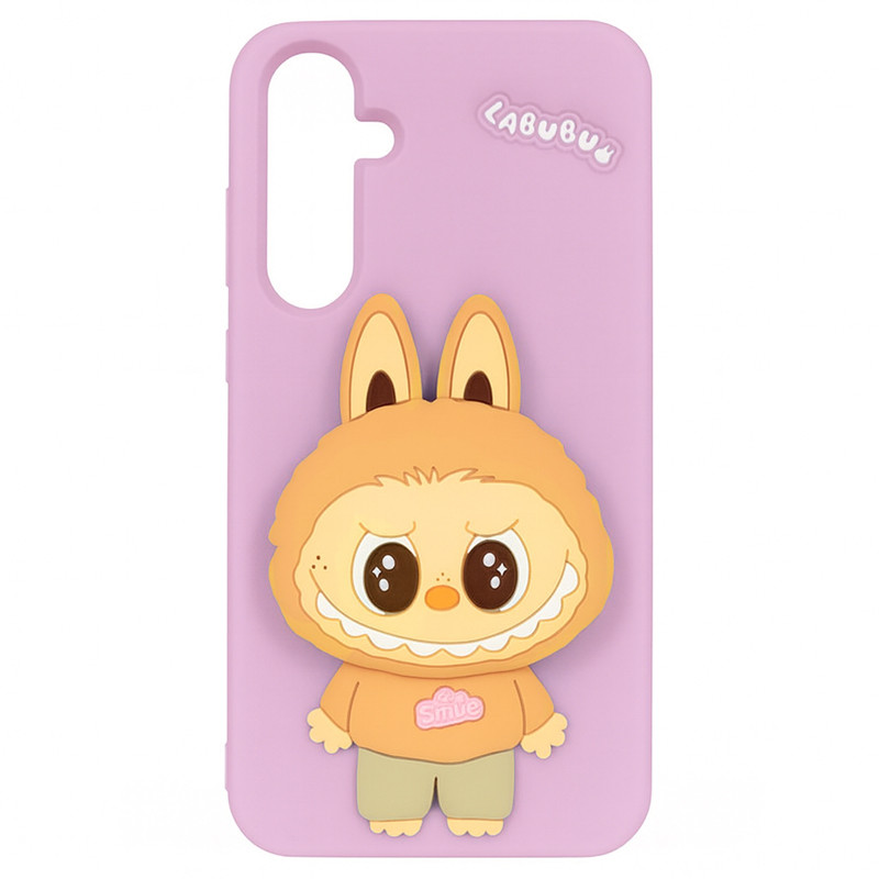 Coque Labubu pour Galaxy A35 Violet en Tunisie Coque Labubu pour Galaxy A35 Violet en Tunisie