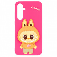 Coque Labubu pour Galaxy A35 Fuchsia
