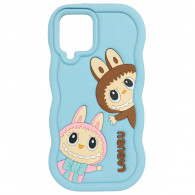 Coque Labubu pour Galaxy A12 Bleu