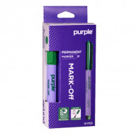 Marqueur Permanant Purple Mark-Off Vert