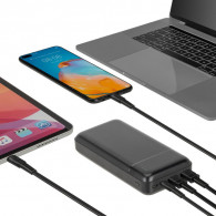 Power Bank Rivacase VA2102-BK 20000 mAh Noir En Tunisie Power Bank Rivacase VA2102-BK 20000 mAh Noir En Tunisie