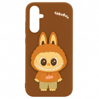 Coque Labubu pour Galaxy A55 Marron