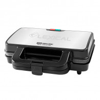 Appareil à Panini Et Grill Lexical LSM-2520 1000W Silver en Tunisie