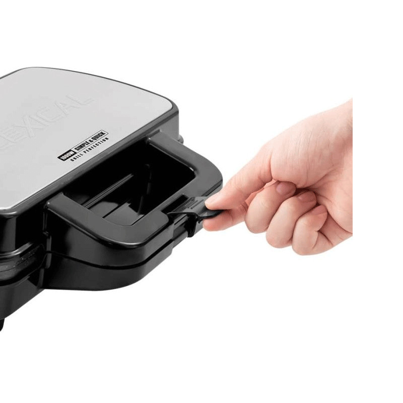 Appareil à Panini Et Grill Lexical LSM-2520 1000W Silver en Tunisie