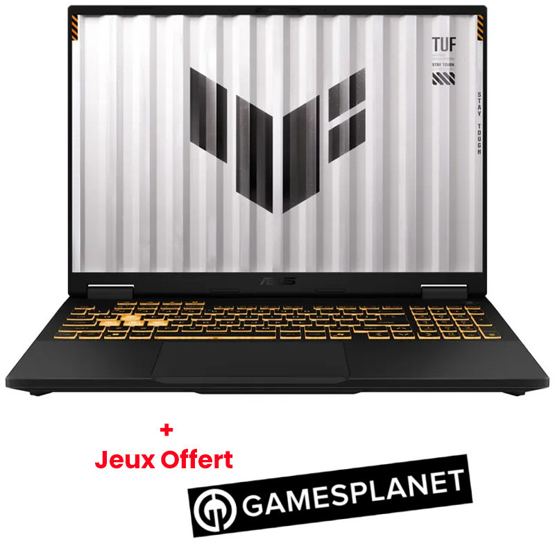 Pc Portable Asus Tuf Gaming F16 TUF608JPR I7 14Gén 16Go 1To SSD  Windows 11 RTX 5060 en Tunisie