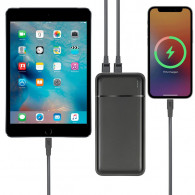 Power Bank Rivacase VA2102-BK 20000 mAh Noir En Tunisie Power Bank Rivacase VA2102-BK 20000 mAh Noir En Tunisie