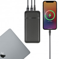 Power Bank Rivacase VA2102-BK 20000 mAh Noir En Tunisie Power Bank Rivacase VA2102-BK 20000 mAh Noir En Tunisie