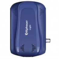 Récepteur Alphasat Light + Clé WiFi Bleu en Tunisie