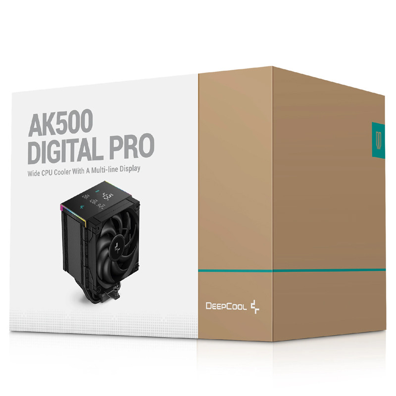Refroidisseur De Processeur DeepCool AK500 Digital Pro ARGB Noir en Tunisie