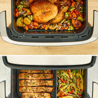 Air Fryer Moulinex Dual Easy Fry Flex EZ9228F0 2700W 9L Noir en Tunisie