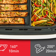 Air Fryer Moulinex Dual Easy Fry Flex EZ9228F0 2700W 9L Noir en Tunisie