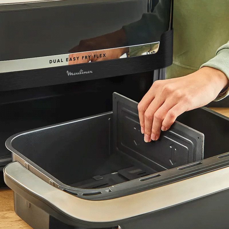 Air Fryer Moulinex Dual Easy Fry Flex EZ9228F0 2700W 9L Noir en Tunisie