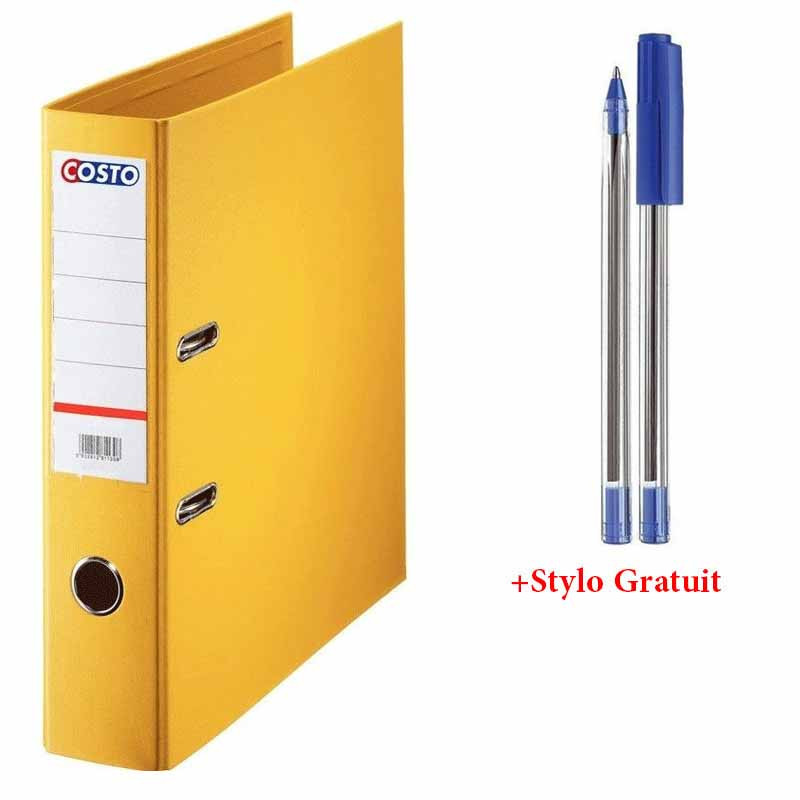 CLASSEUR A LEV COSTO PRO D75 JAUNE