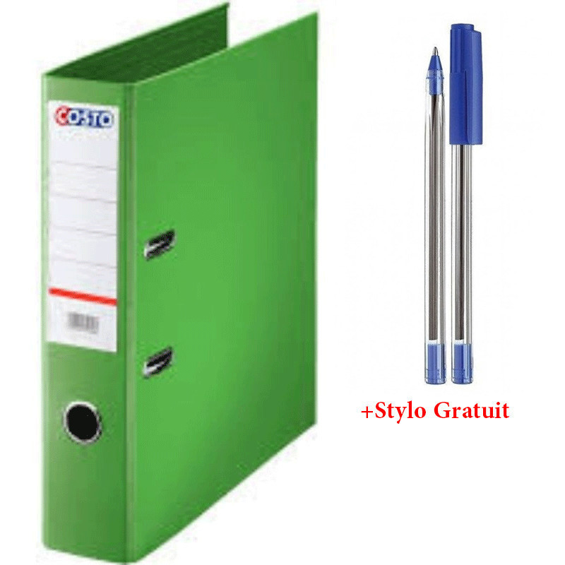 CLASSEUR A LEV COSTO PRO D75 VERT CLAIR