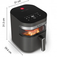 Air Fryer Moulinex Easy Fry Infrared EZ831GF0 2020W 7L Gris en Tunisie