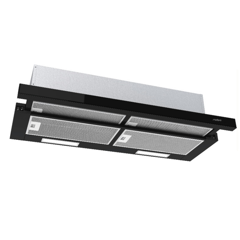 Hotte Encastrable Tirroir Premium 60 Cm Noir en Tunisie