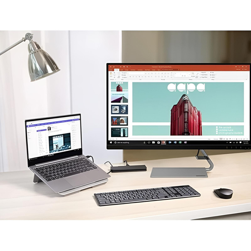 Support Pc Portable Lenovo Pliable Aluminium en Tunisie